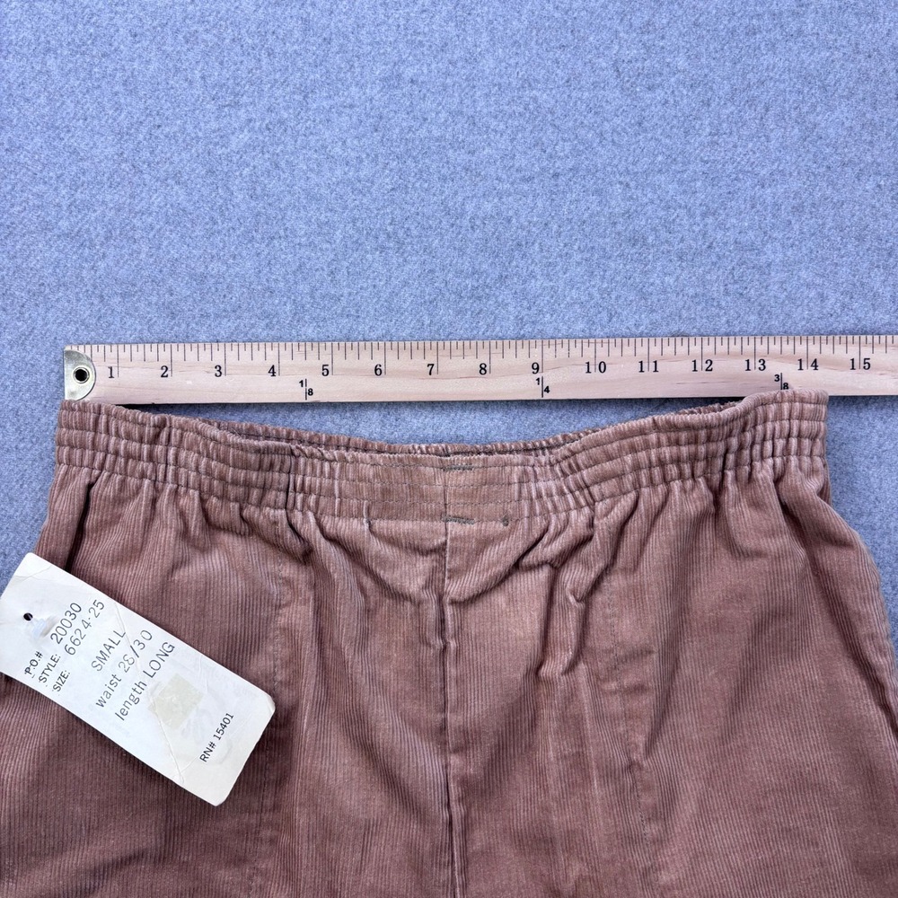 Vintage Deadstock 70s Madewell New Bedford Corduroy Work Pants Mens Small Tan - Picture 7 of 13